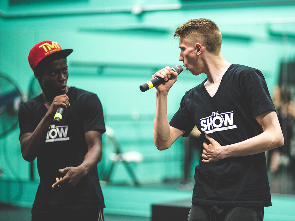 Dance and vocal lessons for boys at The SHOW in Calgary